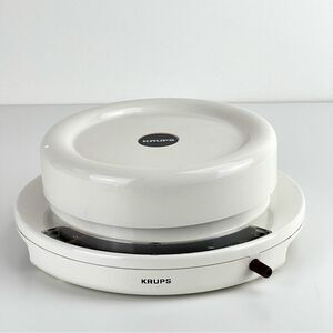 Vintage Krups Type 844 Off White Round Kitchen Food Scale Manual Dial MI Ireland